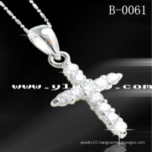 925 Sterling Silver Cross Pendants (B-0061)